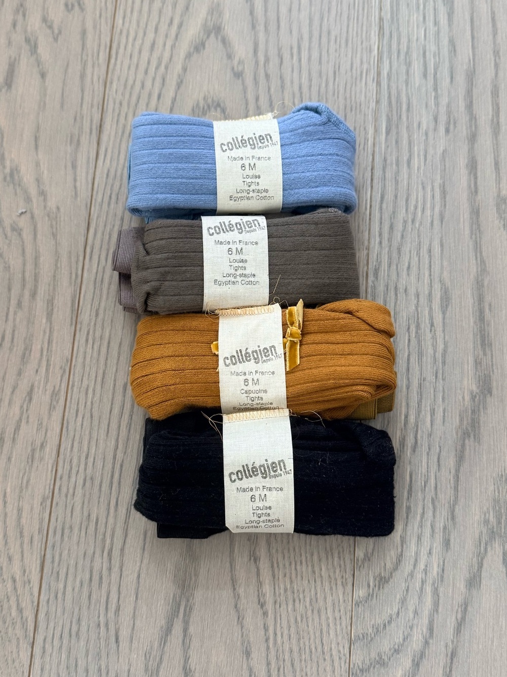 Premium baby tights (Collegien) bundle 6m